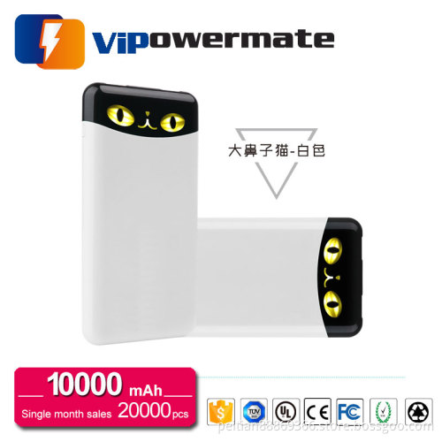 OEM factory high capacity slim portable mobile power bank charger 10000mah